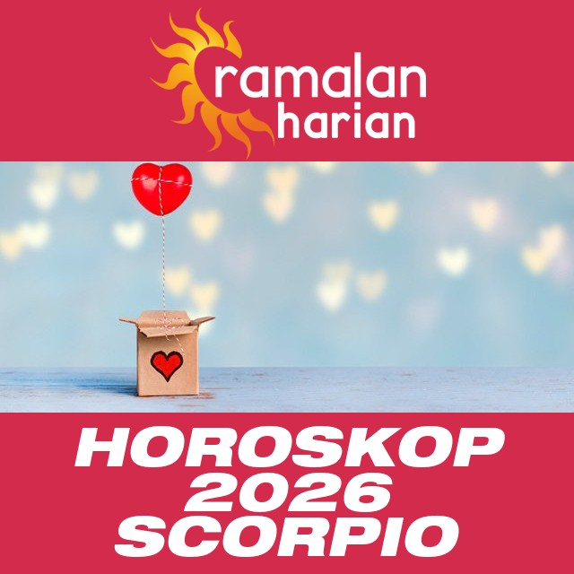 Horoskop tahunan 2026 untuk Scorpio