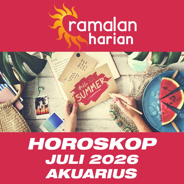 Horoskop bulanan untuk Juli 2026 untuk Akuarius