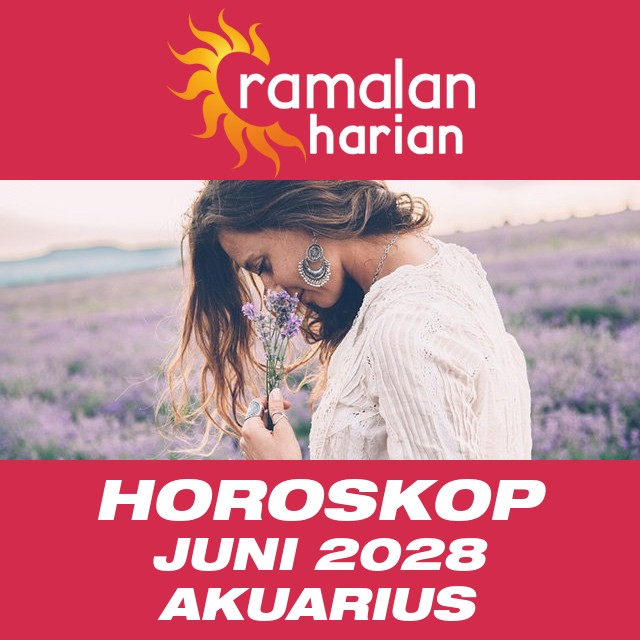 Horoskop bulanan untuk Juni 2028 untuk Akuarius