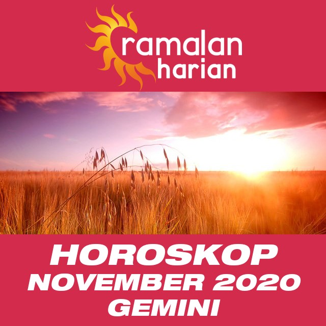 Horoskop bulanan untuk bulan  untukNovember 2020 untuk Gemini