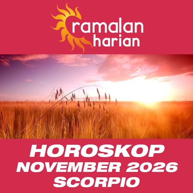 Horoskop bulanan untuk November 2026 untuk Scorpio