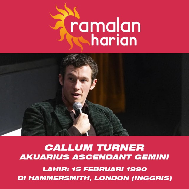 Callum Turner: Pengaruh Zodiak Aquarius terhadap Ketenaran