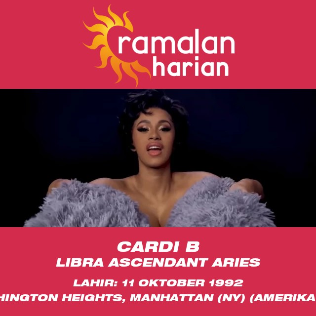 Menelusuri Ciri Khas Zodiak Libra Cardi B