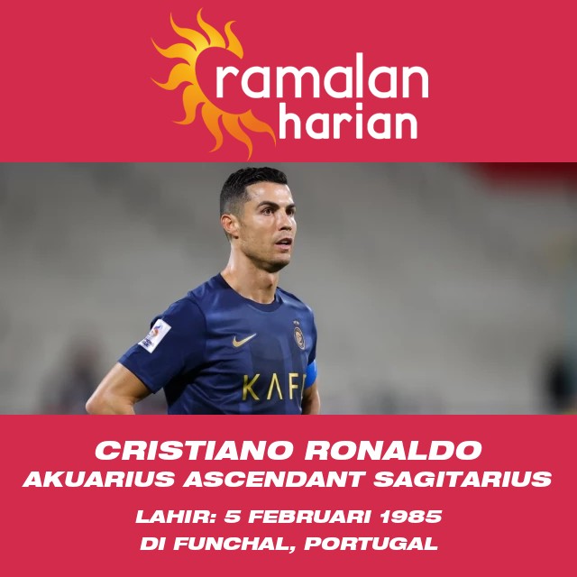 Pemandangan Astrologi Cristiano Ronaldo: Karakter dan Ciri-ciri Aquarius