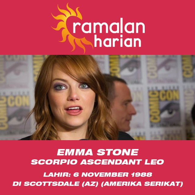 Portrayal Astrologi Scorpio Emma Stone