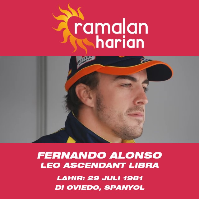 Astrologi Fernando Alonso: Perjalanan Kosmik Seorang Leo