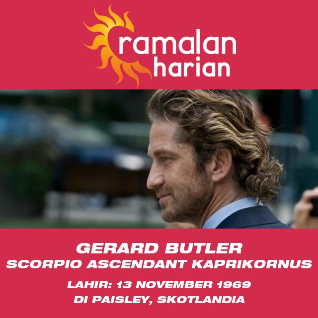 Gerard Butler: Pengaruh Zodiak Scorpio Terhadap Ketenarannya