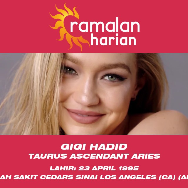 Gigi Hadid: Gambaran Astrologi Sebagai Taurus