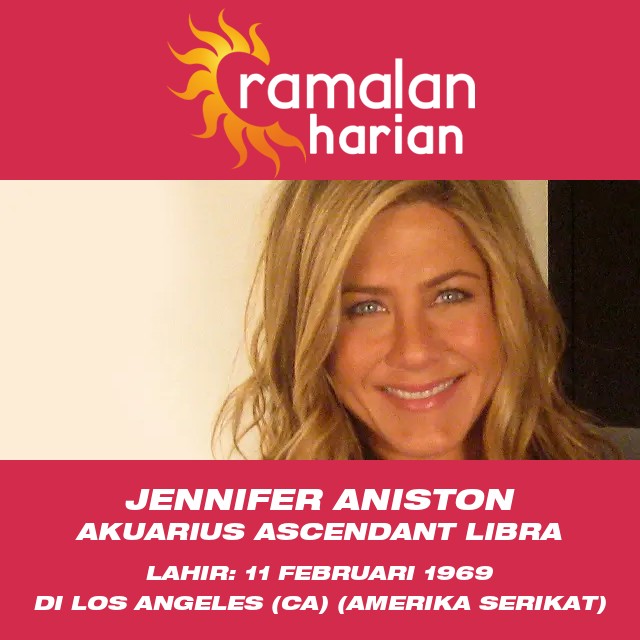 Profil Astrologi Aquarius Jennifer Aniston: Karakter, Ciri, dan Ramalan