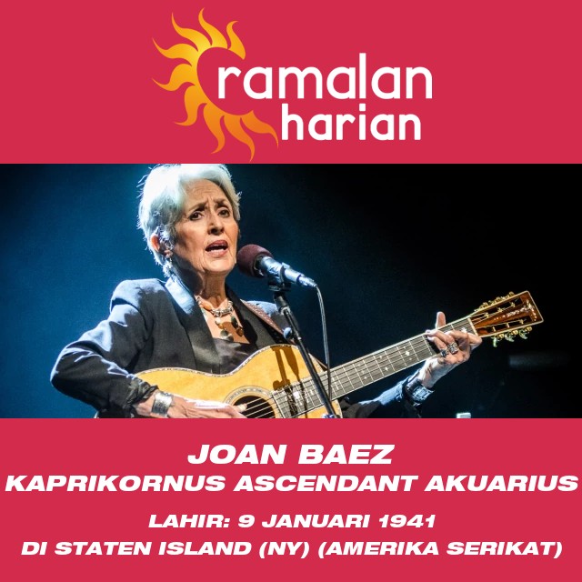 Analisis Astrologi Capricorn Joan Baez