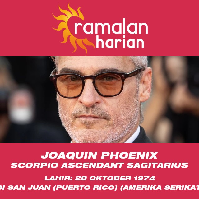 Pengaruh Zodiak Scorpio dalam Kehidupan Joaquin Phoenix