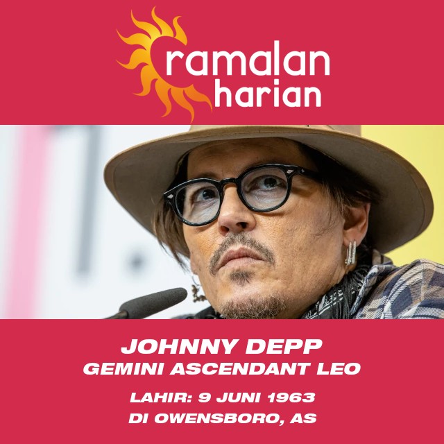 Profil Astrologi Johnny Depp: Analisis Zodiak Gemini