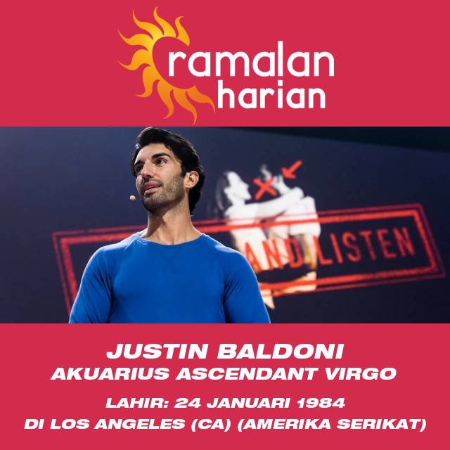 Ciri-Ciri Aquarius dalam Karakter Justin Baldoni