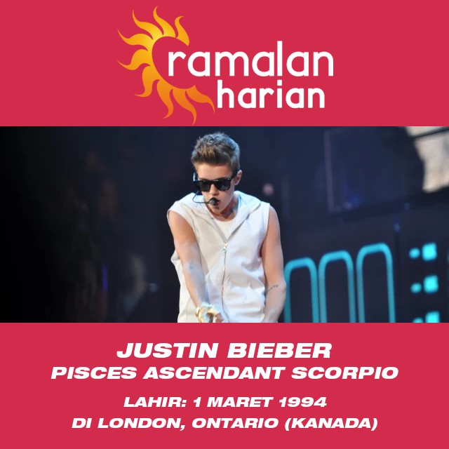 Panduan Astrologi untuk Pisces: Karakter, Ciri-Ciri, dan Ramalan Justin Bieber