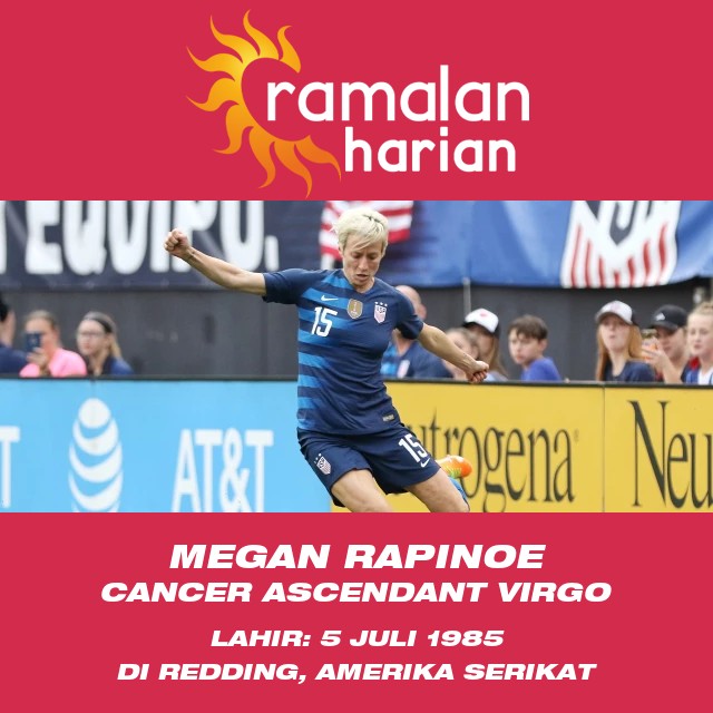 Megan Rapinoe: Ikon Zodiak Cancer