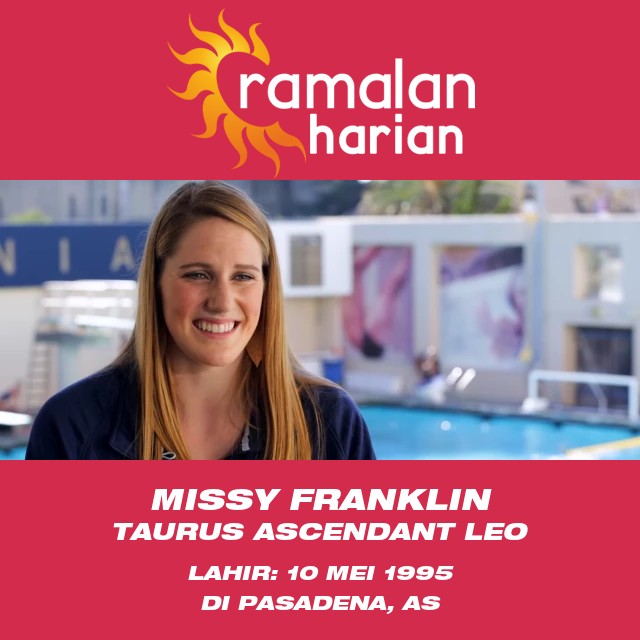 Missy Franklin: Bintang Zodiak Taurus