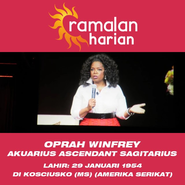 Potret Astrologi Aquarius Oprah Winfrey yang Menarik