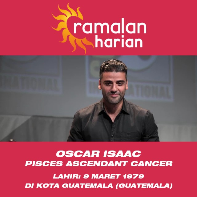 Profil Astrologi Oscar Isaac untuk Pisces