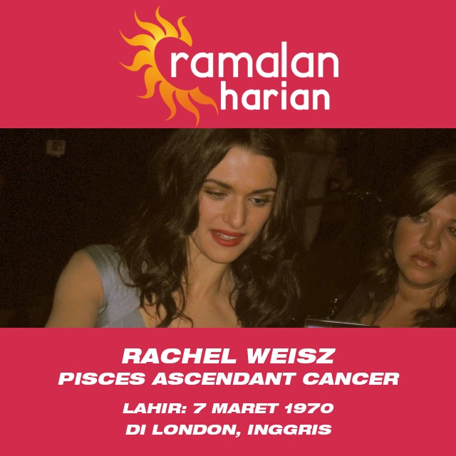 Wawasan Zodiak Pisces Rachel Weisz