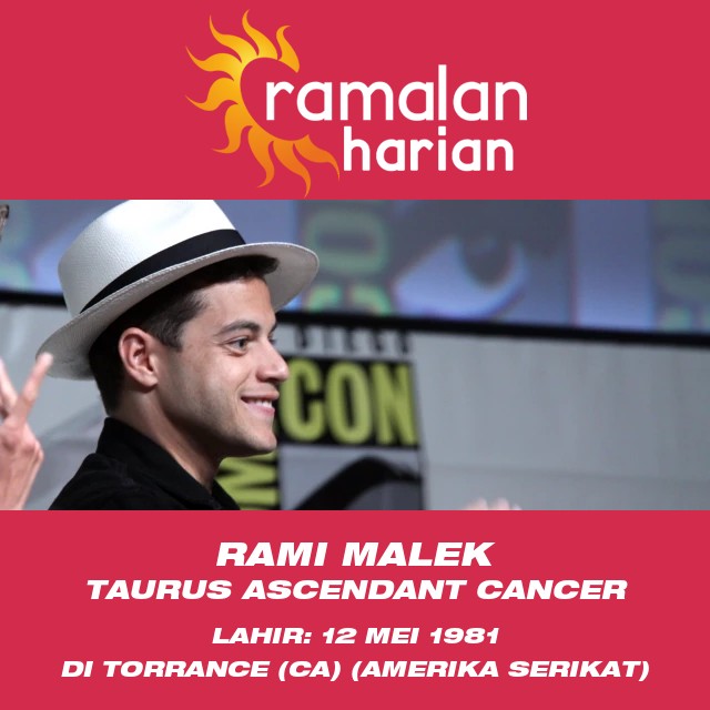 Potret Astrologi Rami Malek: Wawasan tentang Taurus