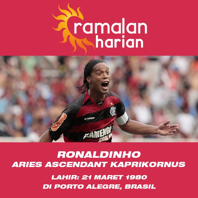 Penggambaran Astrologi Ronaldinho: Pengaruh Zodiak Aries