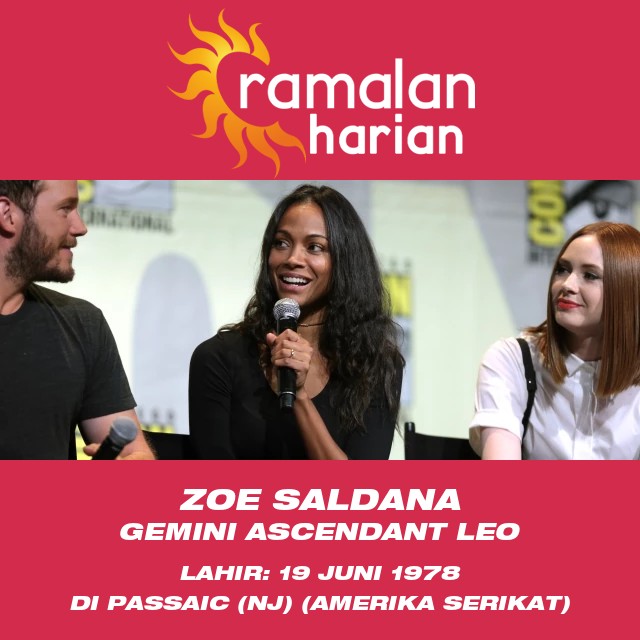 Zoe Saldana: Bintang Karismatik yang Memukau di Zodiac Gemini