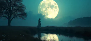 Kartu XVIII: Bulan (intuisi)